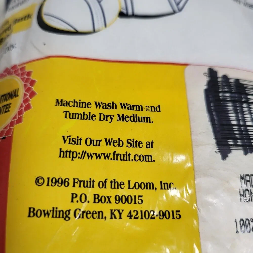 New Vintage 1996 Fruit of the Loom FTL Briefs XL (42-44) – 3 Pack